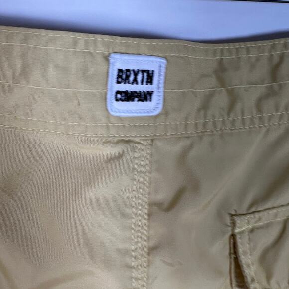 Brixton Men's Swim Trunks 32 Tan Drawstring Surf Beach Shorts - Picture 6 of 6